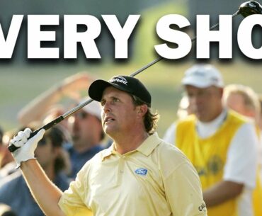 Phil Mickelson Final Round at the 2006 US Open | Every Shot | Holes 11 thru 18