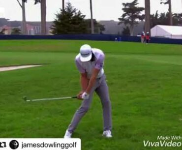 Dustin Johnson slow motion downswing. #HitTheBall & #HitTheBell