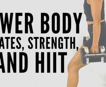 Brutal 40 Minute Lower Body Strength, Pilates, and HIIT Workout!