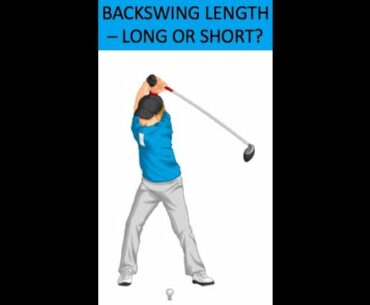 The science behind length of arms movement in golf backswing