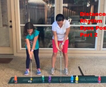 3 Golf putting technique for kids and yourself. Part 2