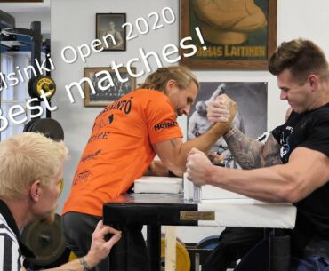 Helsinki Open 2020 armwrestling tournament: Best matches!