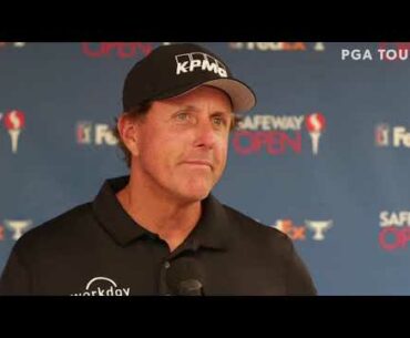 Phil Mickelson Thursday Flash Interview 2020 Safeway Open - PGA Tour
