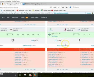 DFS MLB Talk for June 26 Winning Lineup Strategy Tips GPP