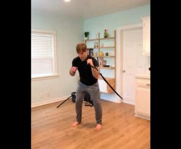 Press Incline Golf Posture (low anchor behind)