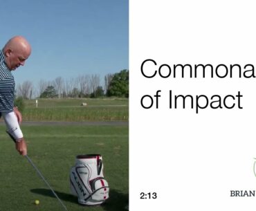 The Commonalities of Impact in a Great Golf Swing