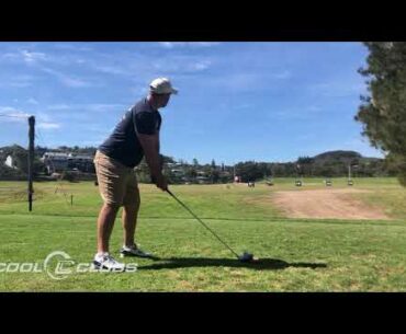 Jason collecting his new driver shaft.
