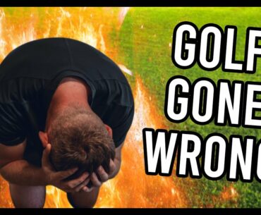 GOLFER LOSING HIS MIND