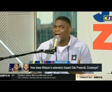 Keyshawn Johnson "analyze" How does Deshaun Watson's extension impact Dak Prescott, Cowboys?
