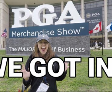 WE COULDN'T BELIEVE WE GOT IN!! + FREE GOLF SWAG!!