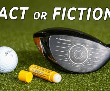 Does Chapstick on your Driver Actually Help You Hit it Straight?