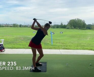 Olivia Minjack Golf Swing