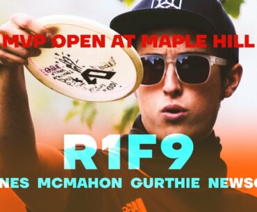 2020 MVP Open at Maple Hill | R1F9 | K. Jones, McMahon, Gurthie, Newsom | Jomez Disc Golf