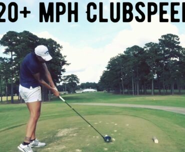She Swings 120MPH!! Playing A MATCH With The FASTEST Female Golfer in the WORLD!!! Part 1- Front 9