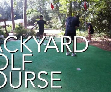 Backyard Golf Course?? 9 holes | Augusta National Course
