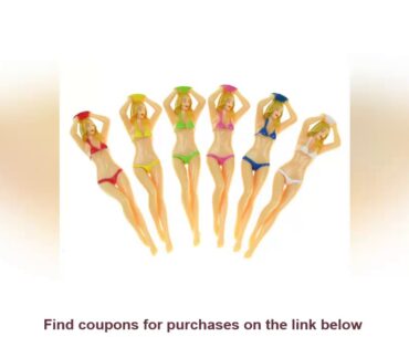 CRESTGOlf Womens Plastic Golf Tees Accessories6pcs/pack Size 76mm(3inch) Sexy Bikini Tees Gift Newe