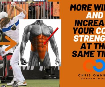 Get more width in the backswing & strengthen your core at the same