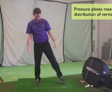 Pressure and force plates in the golf swing