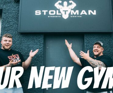 OUR NEW GYM! - STOLTMAN BROTHERS