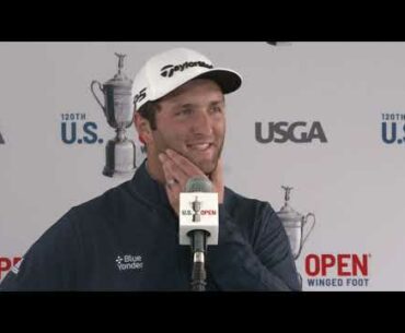 Jon Rahm tuesday press conference 2020 US Open
