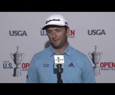 Jon Rahm Thursday Flash Interview 2020 US Open - Round 1