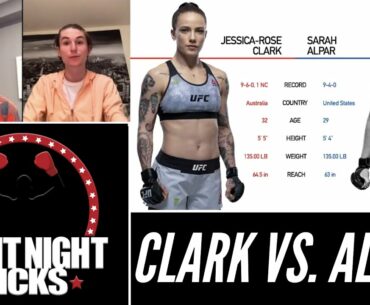 UFC Fight Night: Jessica-Rose Clark vs. Sarah Alpar Prediction