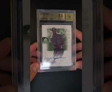 2001 SP Authentic Tiger Woods ROOKIE RC AUTO /900 #45 BGS 9.5 GEM MINT - ENDS 9/27/20