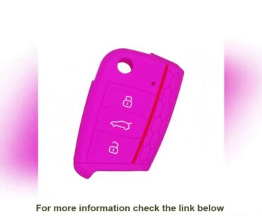 Key Remote Case Cover Shell For VW Golf 7 MK7 Skoda A7 Silicone Car Accessories Key Walle key organ