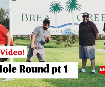 Our FIRST Golf Video | Brea Creek | BROchacho Golf