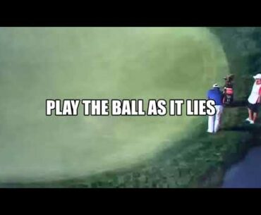 Patrick Reed GROUNDS Club Behind the Ball - Golf Rules
