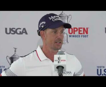 Henrik Stenson Thursday Flash Interview 2020 US Open - Round 1