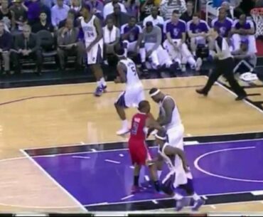 Chris Paul Flop vs. Demarcus Cousins (3/19/13)