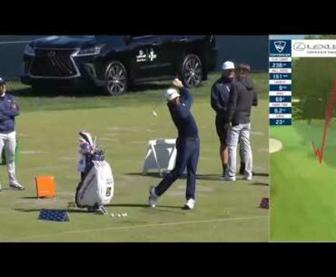 Dustin Johnson Practice Range At US open 2020 Final Round