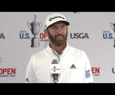 Dustin Johnson tuesday press conference 2020 US Open