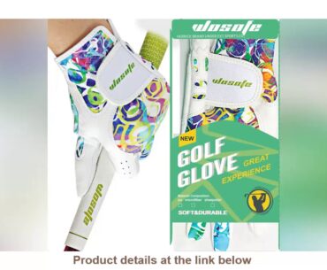 Golf glove Sheepskin women's Gloves Left Right Hand  Breathable Phantom color golf glove golf acces