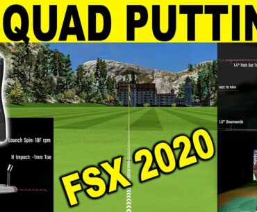Foresight Sports GCQUAD - Putting Analysis with FSX 2020 Golf Simulator Software