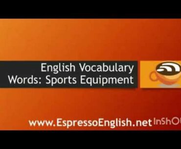 Types of Ball Games with Equipment Name in English