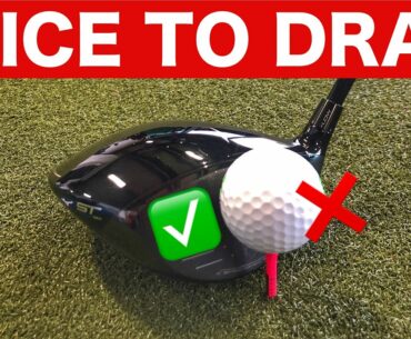 TURN YOUR DRIVER SLICE INTO A DRAW! SIMPLE GOLF DRILLS