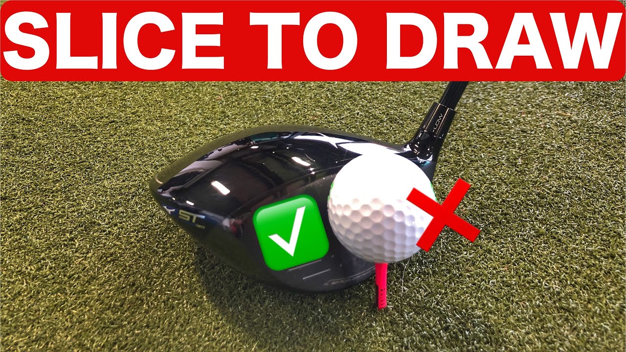 TURN YOUR DRIVER SLICE INTO A DRAW! SIMPLE GOLF DRILLS TURN YOUR DRIVER SLICE INTO A DRAW! SIMPLE GOLF DRILLS
