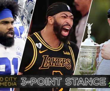 Cowboys Improbable Comeback, AD Buzzer Beater, Bryson DeChambeau wins US Open | 3-Point Stance