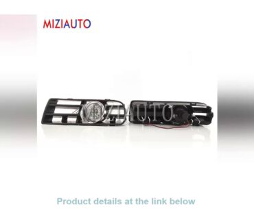 2pcs Fog Lights With Racing Grills 9 led Fog Light Auto Accessories For VW Golf 4 MK4 1997-2006 hal
