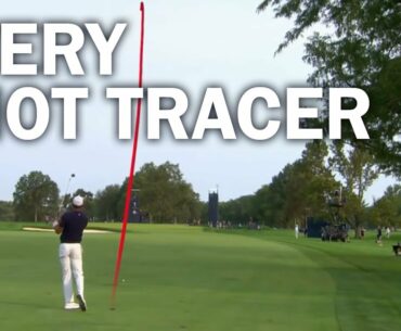 Tiger Woods Every Shot Tracer from the 2020 US Open | Rounds 1 & 2