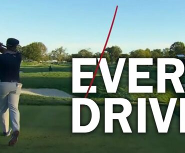 Bryson DeChambeau Every Drive from the 2020 US Open | All Rounds