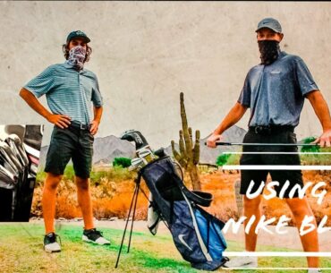 NIKE BLADES.. Hardest Clubs to Hit!! | Pt. 1 | 9-Hole Match
