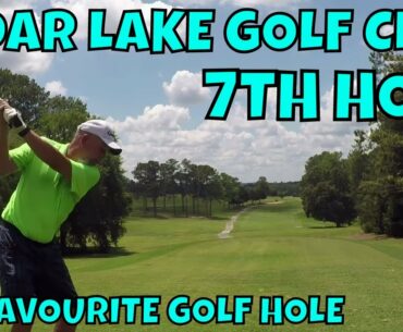 7TH HOLE CEDAR LAKE GOLF CLUB, GEORGIA, USA. MY FAVOURITE GOLF HOLE SERIES