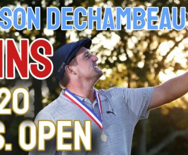 Bryson DeChambeau US Open 2020 Winner Full Press Conference Interview | FIRST TO TEE