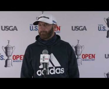 Dustin Johnson Sunday Flash Interview 2020 US Open - Round 4