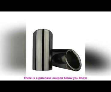 ZD 2pcs Car Accessories For Volkswagen Polo Golf 6 Jetta MK6 1.4T VW Golf 7 MK7 Bora Auto Car Exhau
