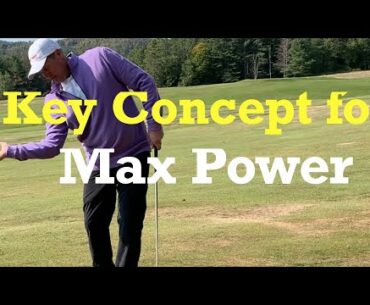 Key Concept for More Power in Your Golf Swing - IMPACT SNAP