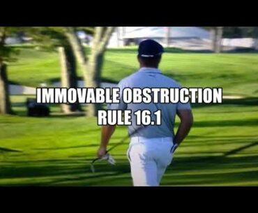 Bryson DeChambeau is Able to Drop His Ball Out of the Rough into the Fairway - Golf Rules